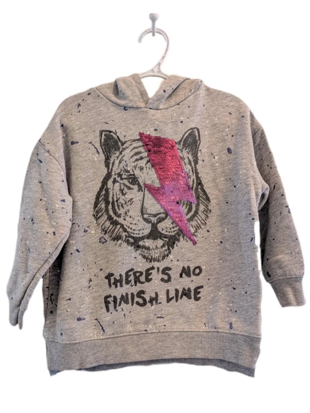ZARA Tiger Sequin Hoodie 6T |‎ Boys Hoodies